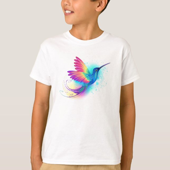 T-shirt Exotic Rainbow Hummingbird (Devant)