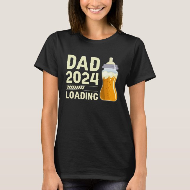 T-shirt Expectant dad Future Dad Dad to be Dad 2024 loadin (Devant)