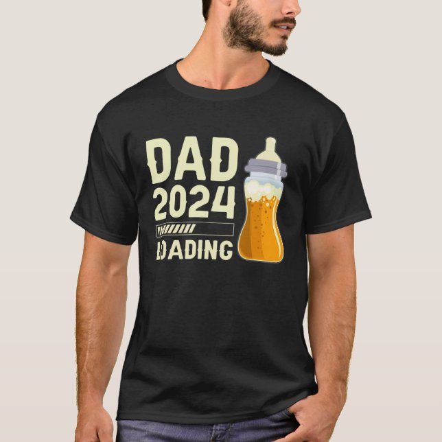 T-shirt Expectant dad Future Dad Dad to be Dad 2024 loadin (Devant)