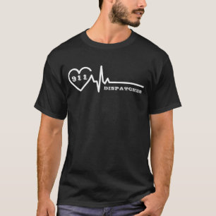 T-shirt Expéditeur 911 - Devis amusants du répartiteur 911