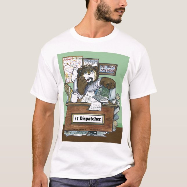 T-shirt Expéditeur d'autobus scolaire (Devant)