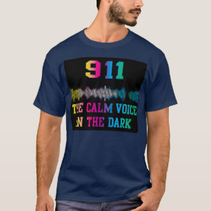 T-shirt Expéditeur de voix La voix calme dans le noir 911