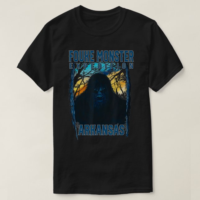 T-shirt Expedition de Fouke Monster Arkansas Boggy Creek M (Design devant)
