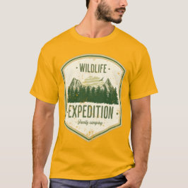 T-shirt Expédition WildLife en plein air Vacances d'étéT-s