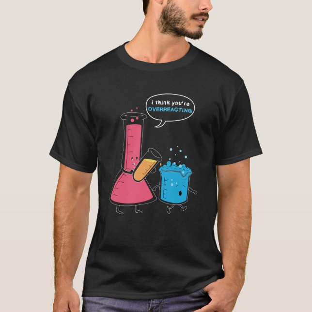 T-shirt Expérience scientifique amusante (Devant)