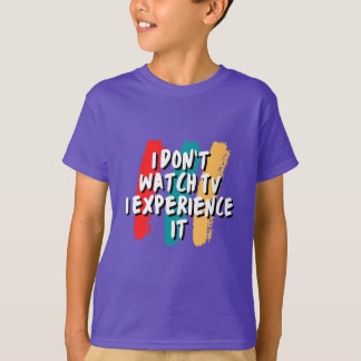 T-shirt Expérience : The Ultimate TV Enthusiast’s Tee