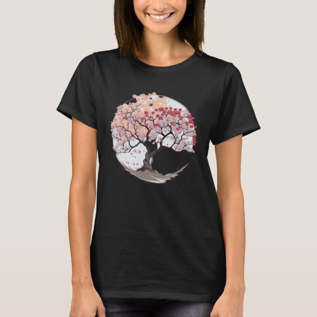 T-shirt Experience the Wonder of Nature with a Cherry Blos (Devant)