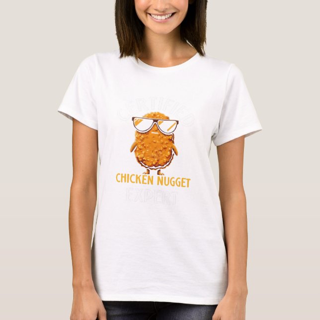 T-shirt Expert certifié en nugget de poulet (Devant)
