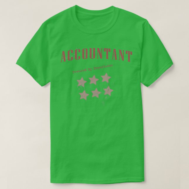 T-shirt Expert comptable (Design devant)