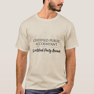 T-shirt Expert-comptable Partie non certifiée