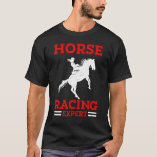 T-shirt Expert de course de chevaux Jockey Coureur Derby G