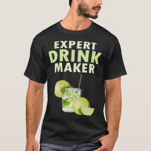 T-shirt Expert Drick Maker Nightclub Bartender Resort Mixe