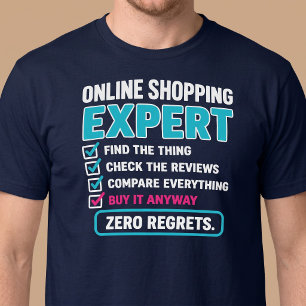 T-shirt Expert en achats en ligne Achats drôles