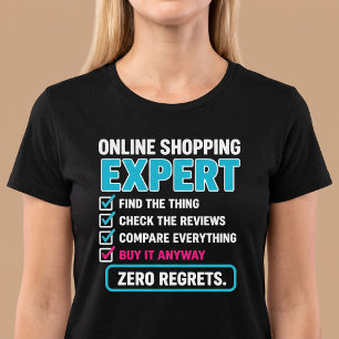 T-shirt Expert en achats en ligne Achats drôles