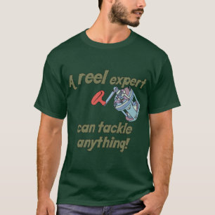 T-shirt Expert en bobines de pêche