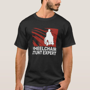 T-shirt Expert en cascade en fauteuil roulant hommes handi