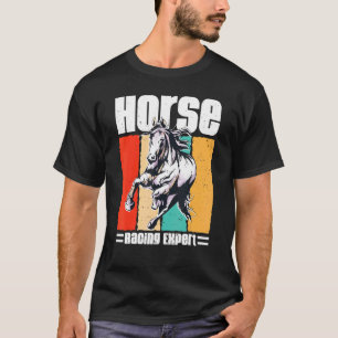 T-shirt Expert en courses de chevaux Jockey Cavalier Derby