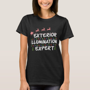 T-shirt Expert en éclairage extérieur amusant