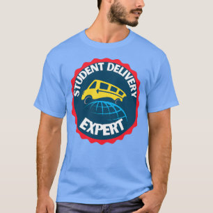 T-shirt Expert en livraison scolaire conducteur de bus sco
