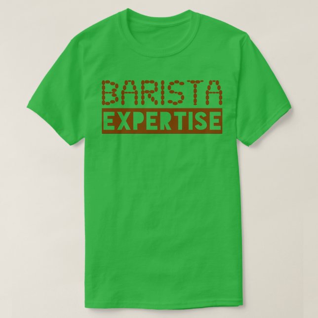 T-shirt Expertise Barista (Design devant)