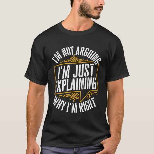 T-shirt Expliquer Pourquoi Iâ´M A Raison Philosophie Grecq (Devant)