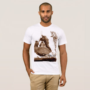 T-shirt Exploitants de grue vintage Hommes dans Bucket Tru