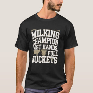 T-shirt Exploitation Laitière Vache Vie Ferme Agriculture