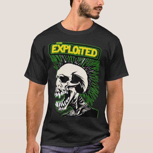 T-shirt Exploité (Pour Chemises Sombres) (Devant)