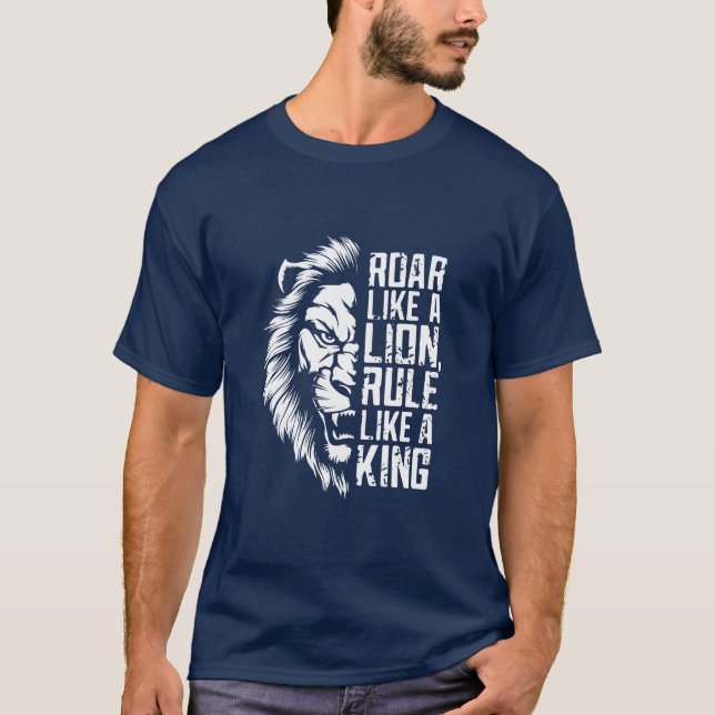 T-shirt Exploiter la force du lion (Devant)