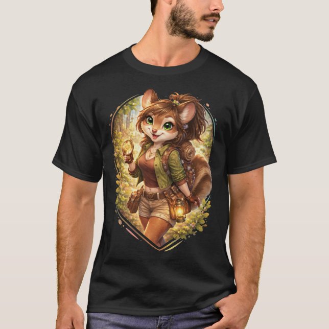 T-shirt Explorateur de Tamia (Devant)