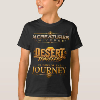 T-shirt Explorateur Robotique Voyageur du Désert de l'IA
