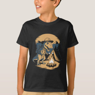 T-shirt Exploration de dinosaures pour enfants garçons fil