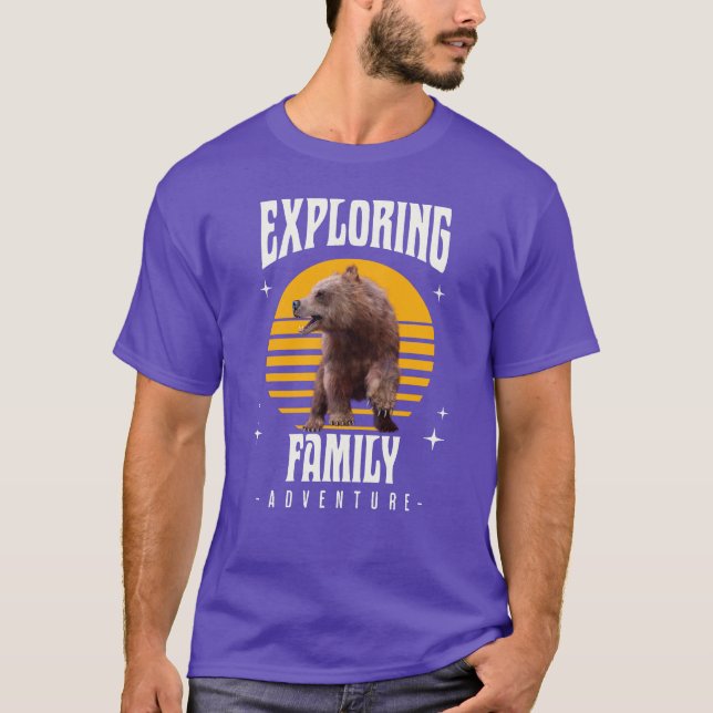 T-shirt Exploration de l'aventure familiale (Devant)