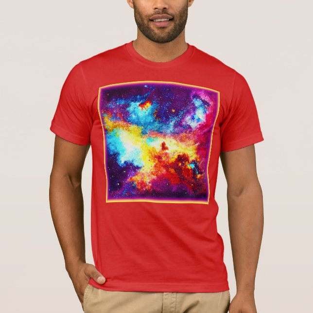 T-shirt Exploration des Nebulae les plus brillantes. Comma (Devant)