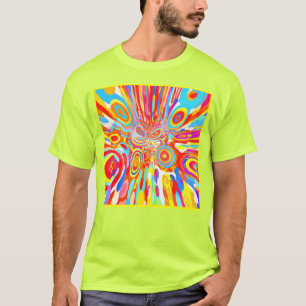 T-shirt Exploration d'un Motif coloré