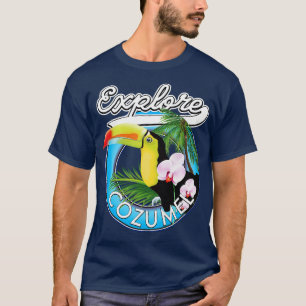 T-shirt Explorer Cozumel Travel patch