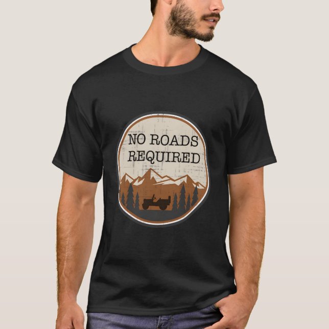 T-shirt Explorer du camp de survol hors route 4X4 (Devant)