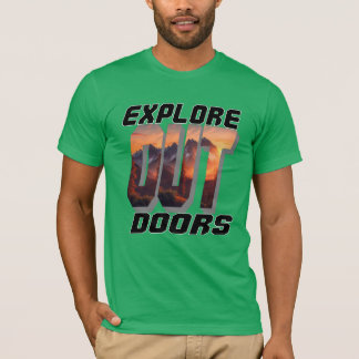 T-SHIRT EXPLORER LES PORTES EXTÉRIEURES