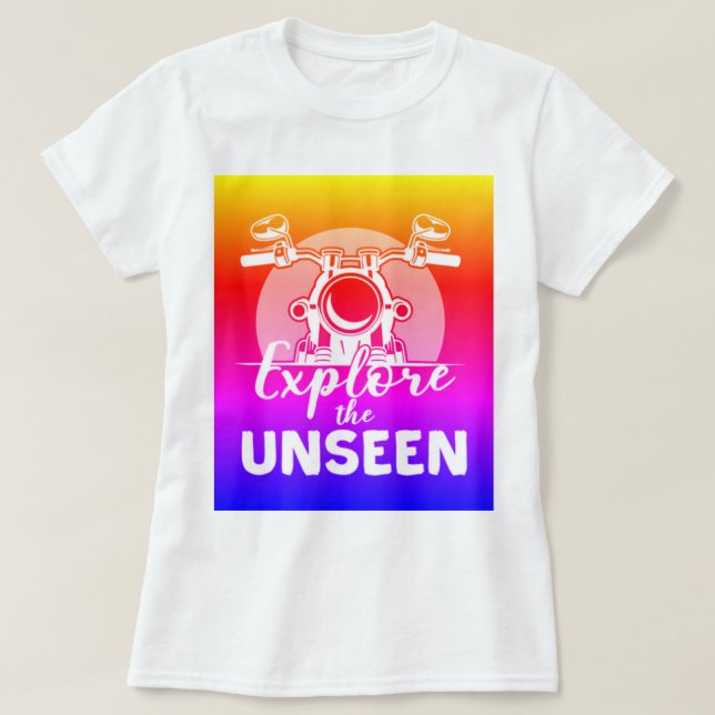 T-shirt Explorer l'invisible (Design devant)