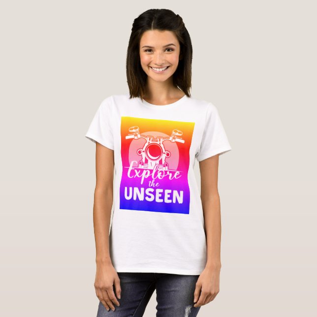 T-shirt Explorer l'invisible (Devant entier)