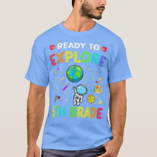 T-shirt Explorez 6e année Retour à l'école Astronaut Espac
