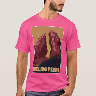 T-shirt Explorez Dueling Peaks