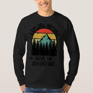T-shirt Explorez La Nature Faites Une Aventure Forest Moun