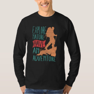 T-shirt Explorez La Nature Faites Une Aventure Randonnée M