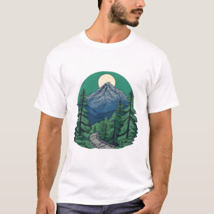 T-shirt Explorez la nature : Montagne Aventure & Nature