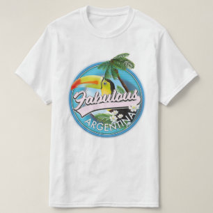 T-shirt explorez le fabuleux logo de l'Argentine