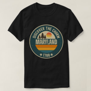 T-shirt Explorez le Maryland- Des designs pour tous les am