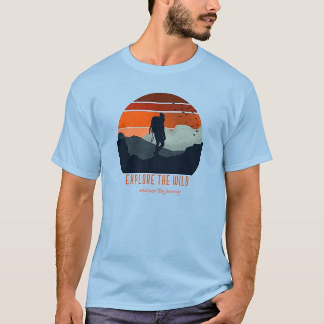 T-shirt Explorez le monde embrasser le voyage (Devant)