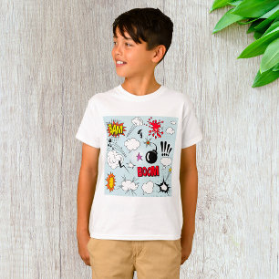 T-shirt Explosion de bande dessinée rétro Pop Art