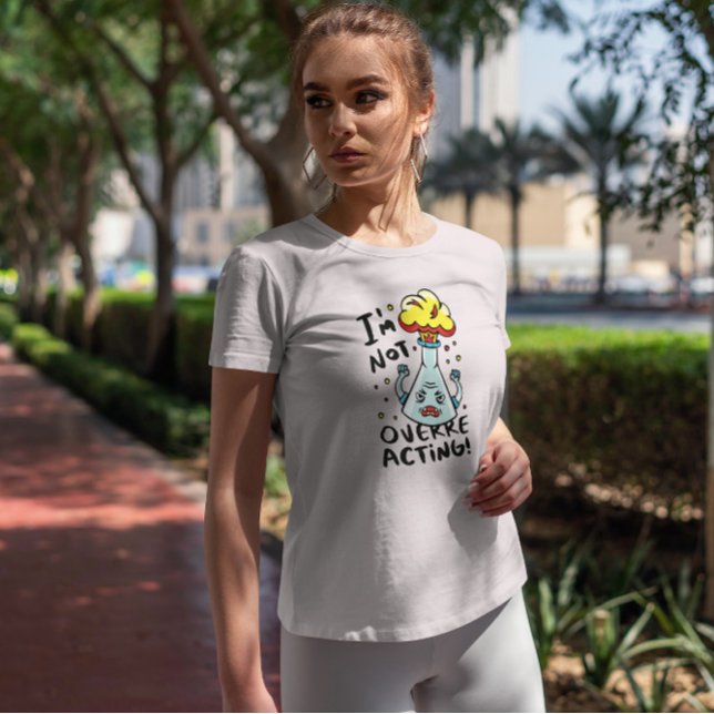 T-shirt Explosion de flacon de chimie (Créateur téléchargé)